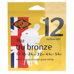 Rotosound Tru Bronze string set acoustic 80/20 bronze